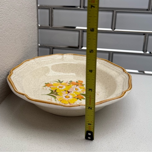 Mikasa Garden Club Soft Melody EC 456 Salad Bowl Soup Bowl 1970s 1980s - Picture 10 of 10